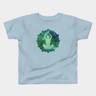 yoga design Kids T-Shirt